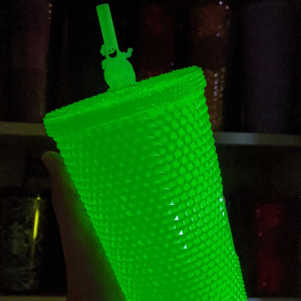 Halloween Glow in The Dark Oogie Straw Topper Starbucks